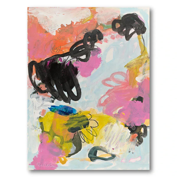 Vivid Abstract Blossoms Art Print