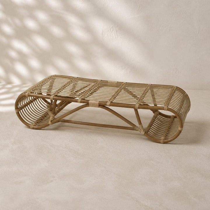 Rattan S-Bench, studio view