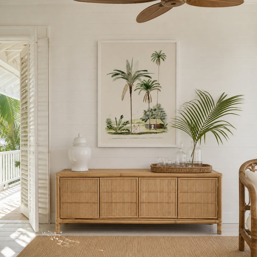 Brazilian Palms No. 4 Art Print in a room setting