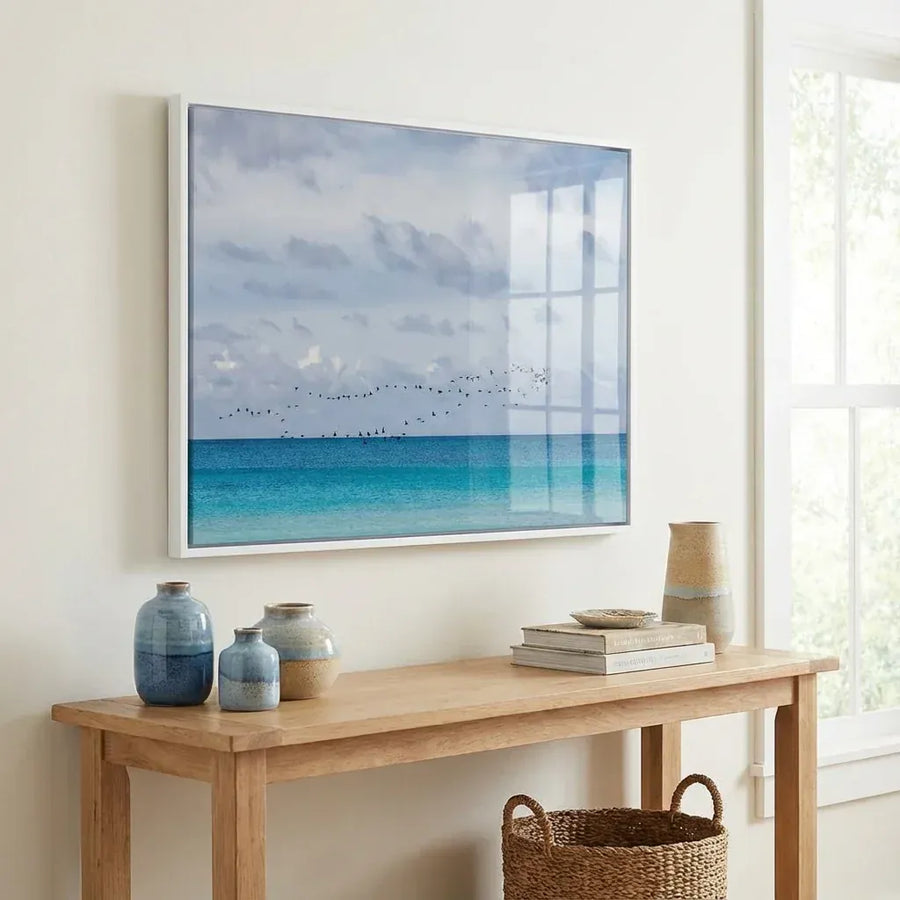 Coastal Avian Grace Photography Print in a room setting
