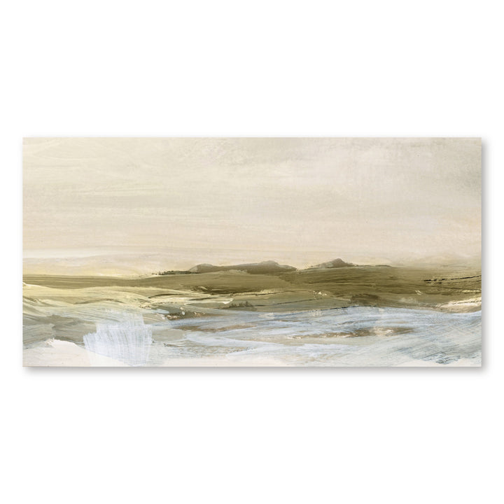 Coastal Serene Horizon Large Canvas Art, the artwork