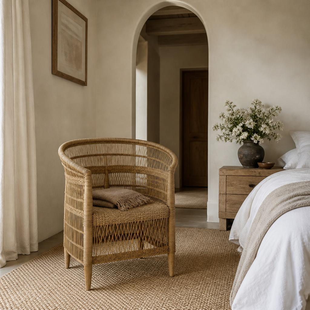 Malawi Chair styled in a room