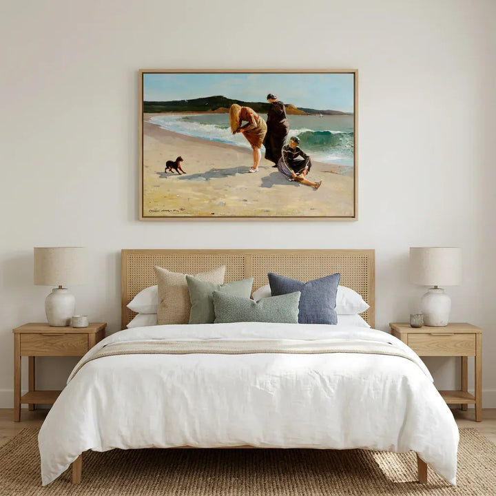 Room mockup featuring Eagle Head by Winslow Homer Art Print