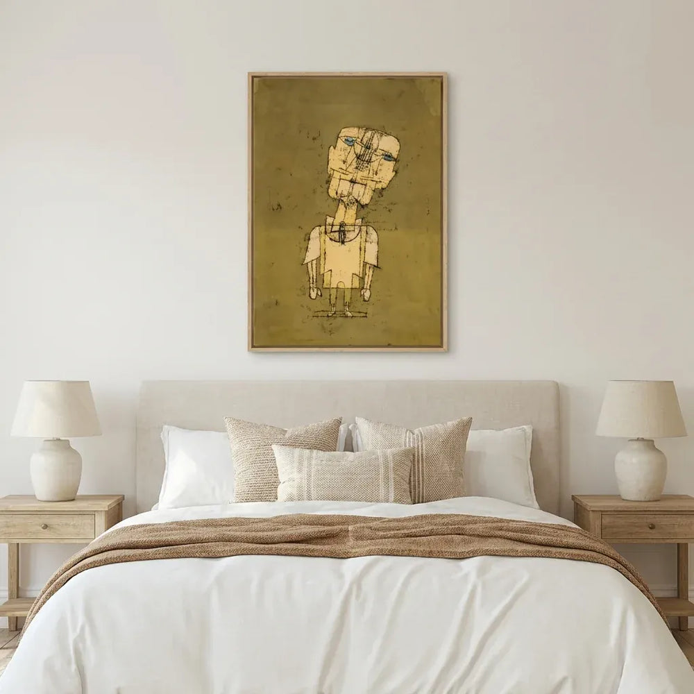 Room mockup featuring Ghost of A Genius By Paul Klee