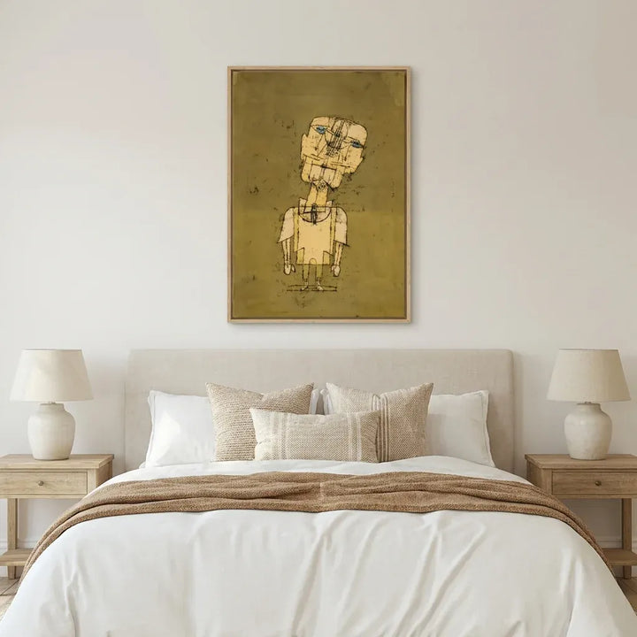 Room mockup featuring Ghost of A Genius By Paul Klee