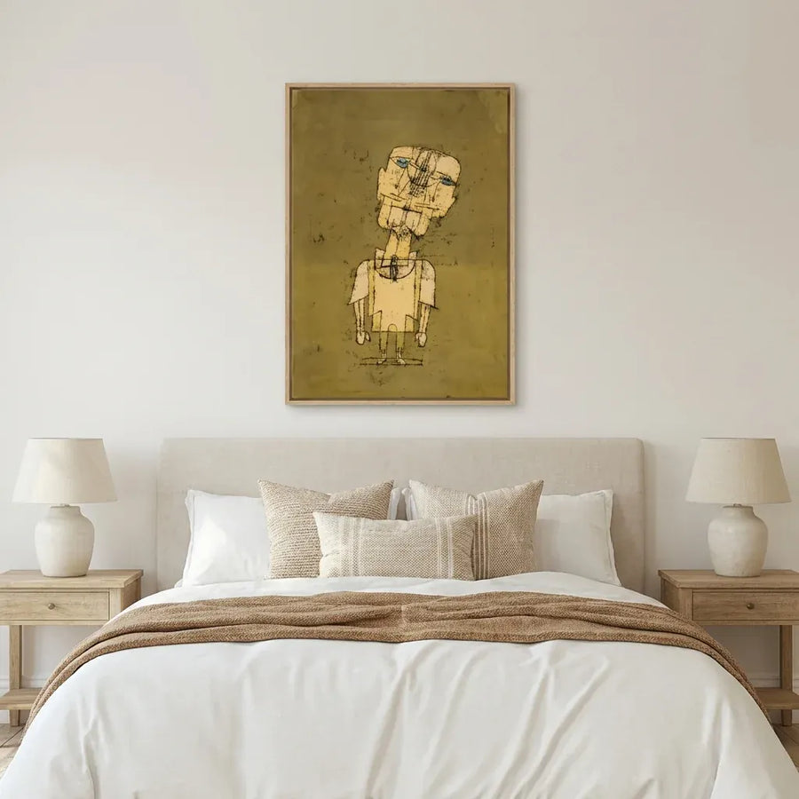 Ghost of A Genius By Paul Klee in a room setting