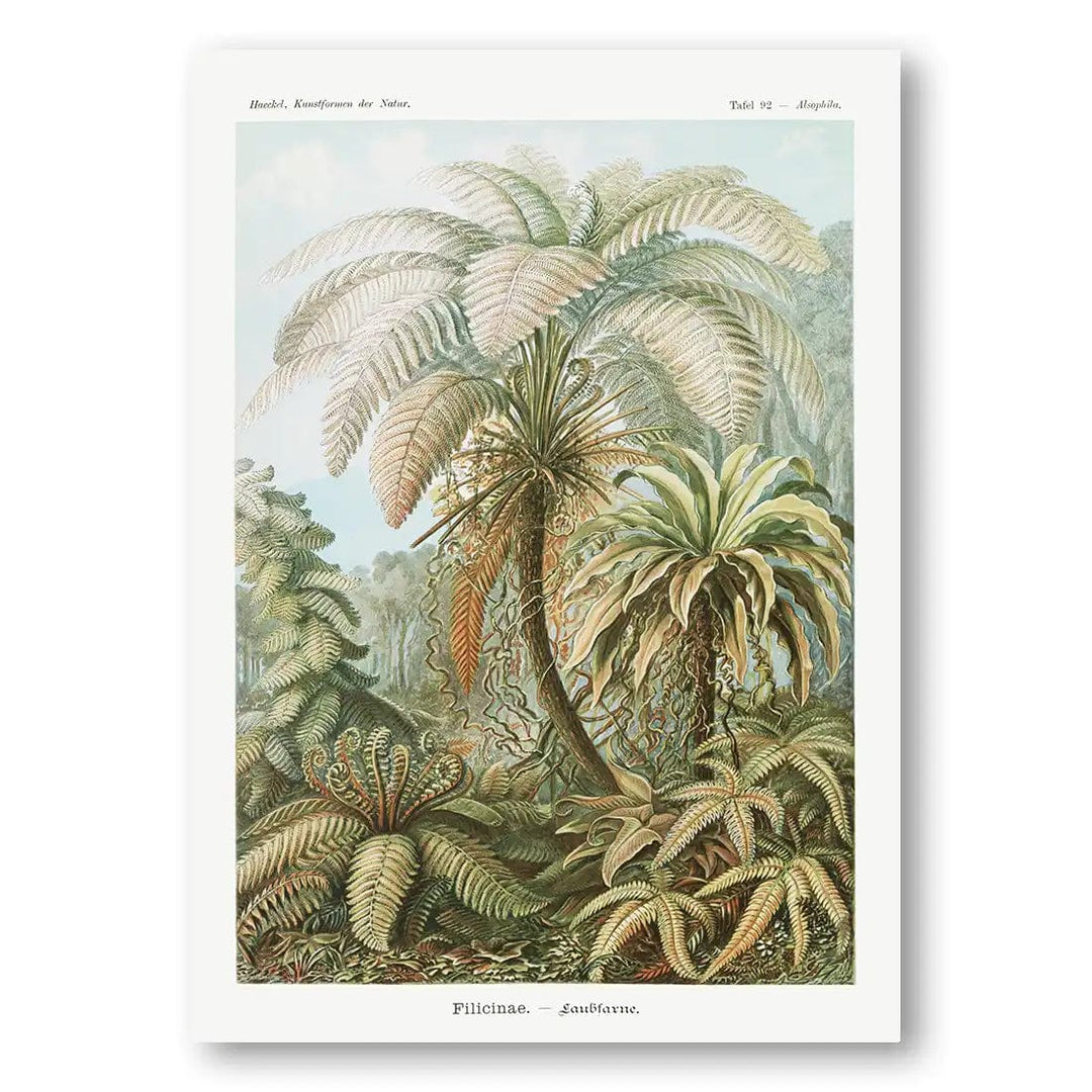A Vintage Palm Paradise Art print