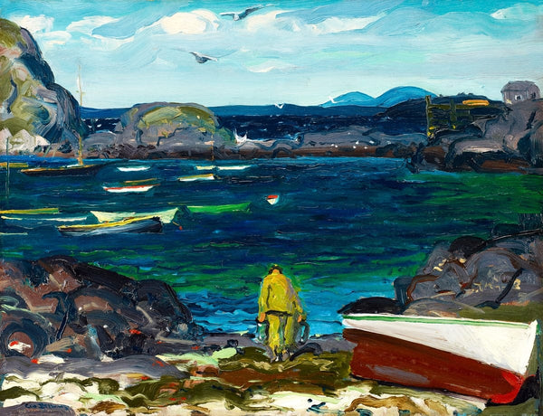 The Harbor, Monhegan Coast, Maine by George Wesley Bellows