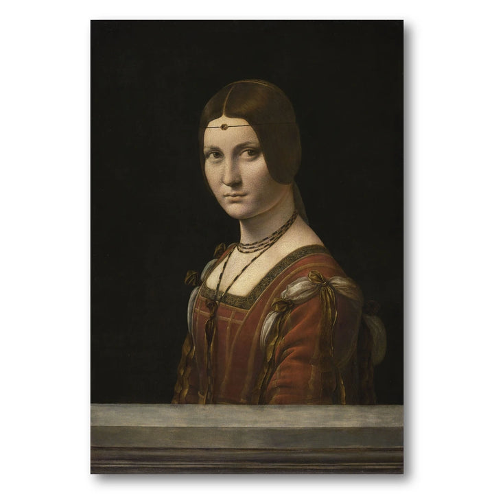 La Belle Ferronnière by Leonardo da Vinci Art Print