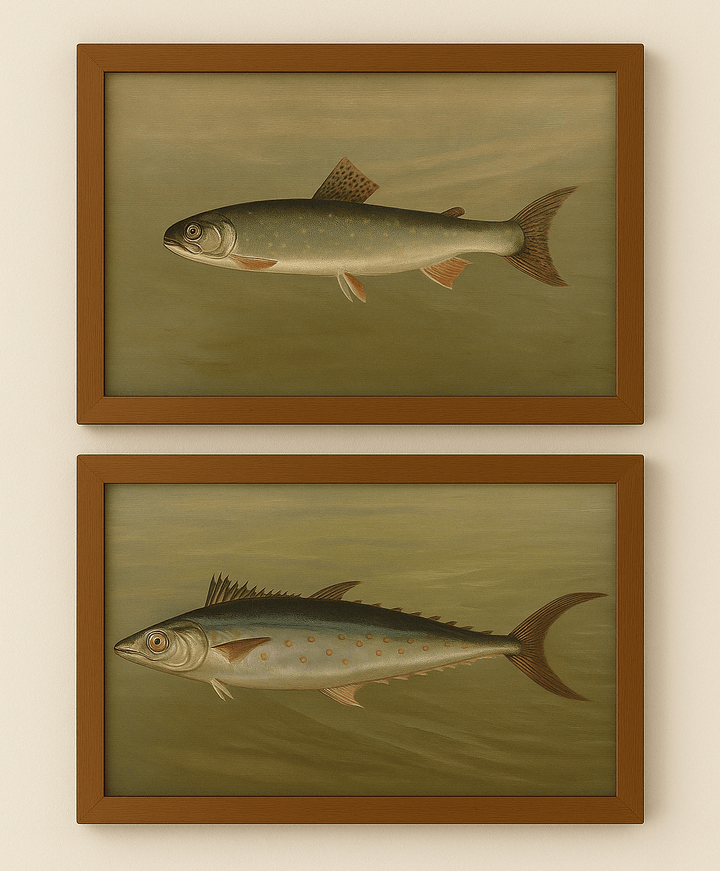 Oceanic Art: Spanish Mackerel Pair