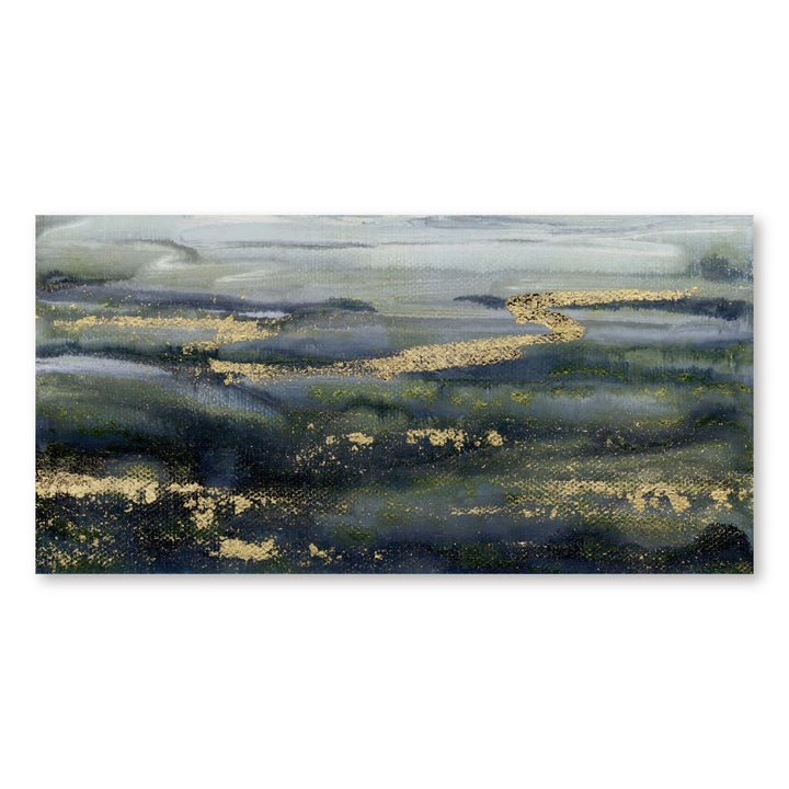 Misty Horizon Serenity Large Canvas Art, the artwork