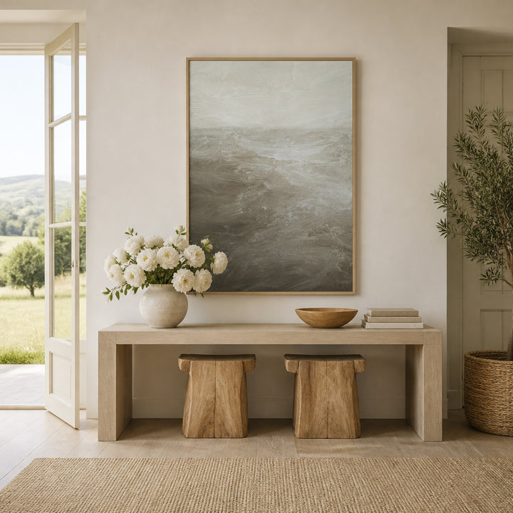 Room mockup featuring Dream Sea Art Print