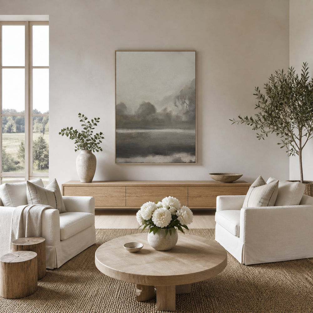 Room mockup featuring Dream Wood Art Print