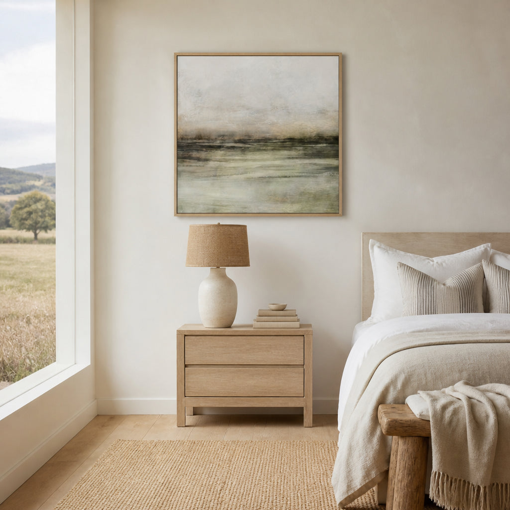 Room mockup featuring Ethereal Horizon Art Print