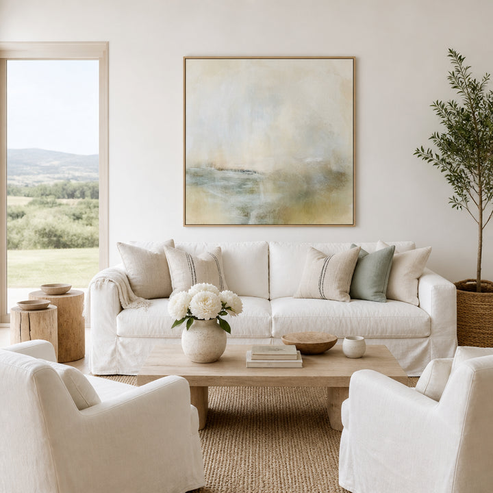 Room mockup featuring Golden Art Print