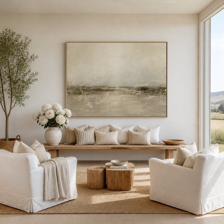 Room mockup featuring Harbour Art Print