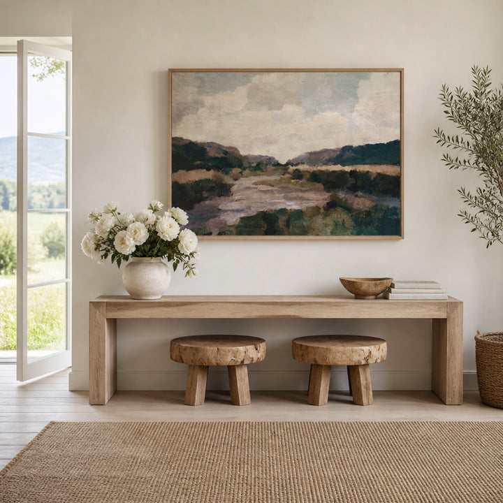 Room mockup featuring Kernow Stream Art Print