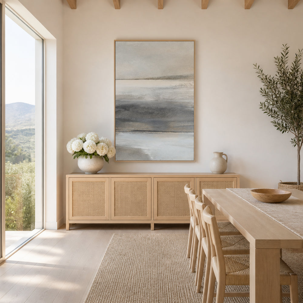 Room mockup featuring Land 1 Art Print
