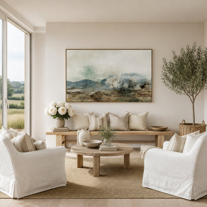 Room mockup featuring May Art Print
