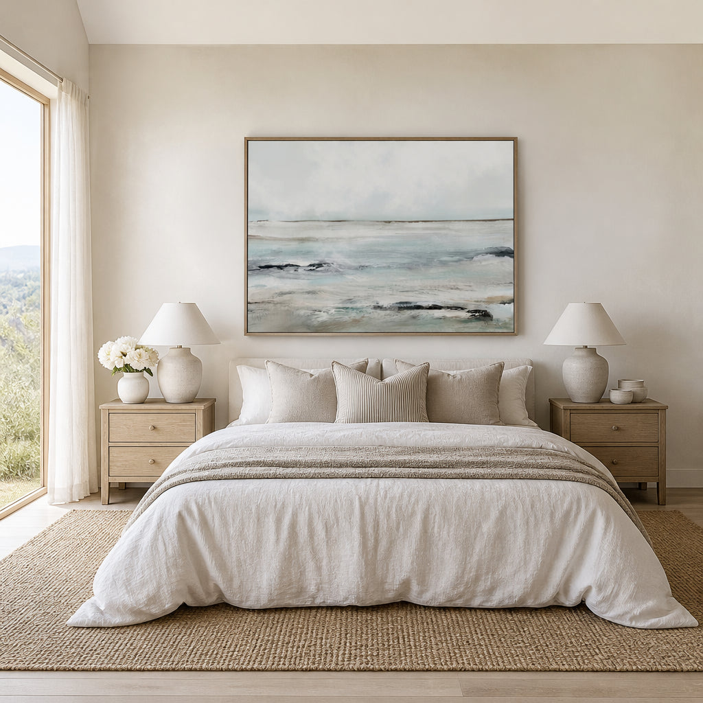 Room mockup featuring Sandybay Art Print