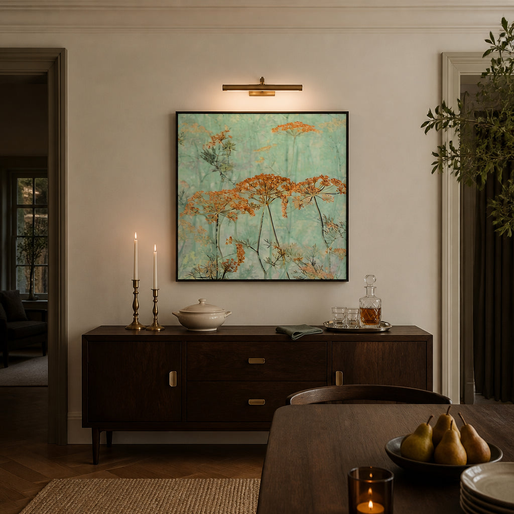 Room mockup featuring Muted Floral Dreams Art Print