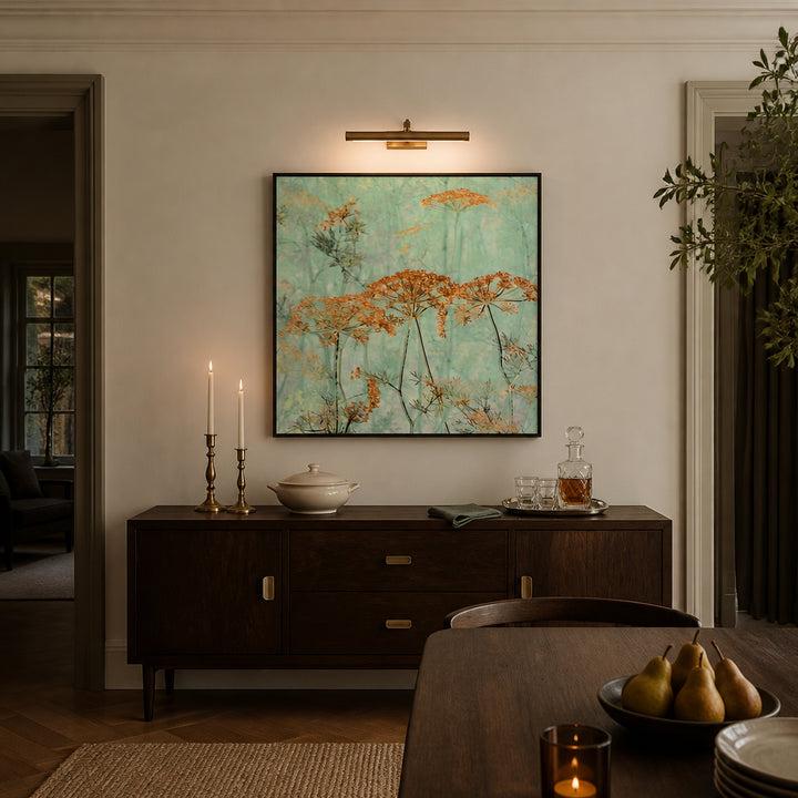 Room mockup featuring Muted Floral Dreams Art Print