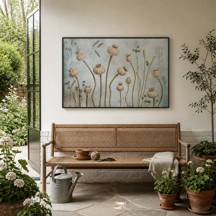 Room mockup featuring Papaver Art Print