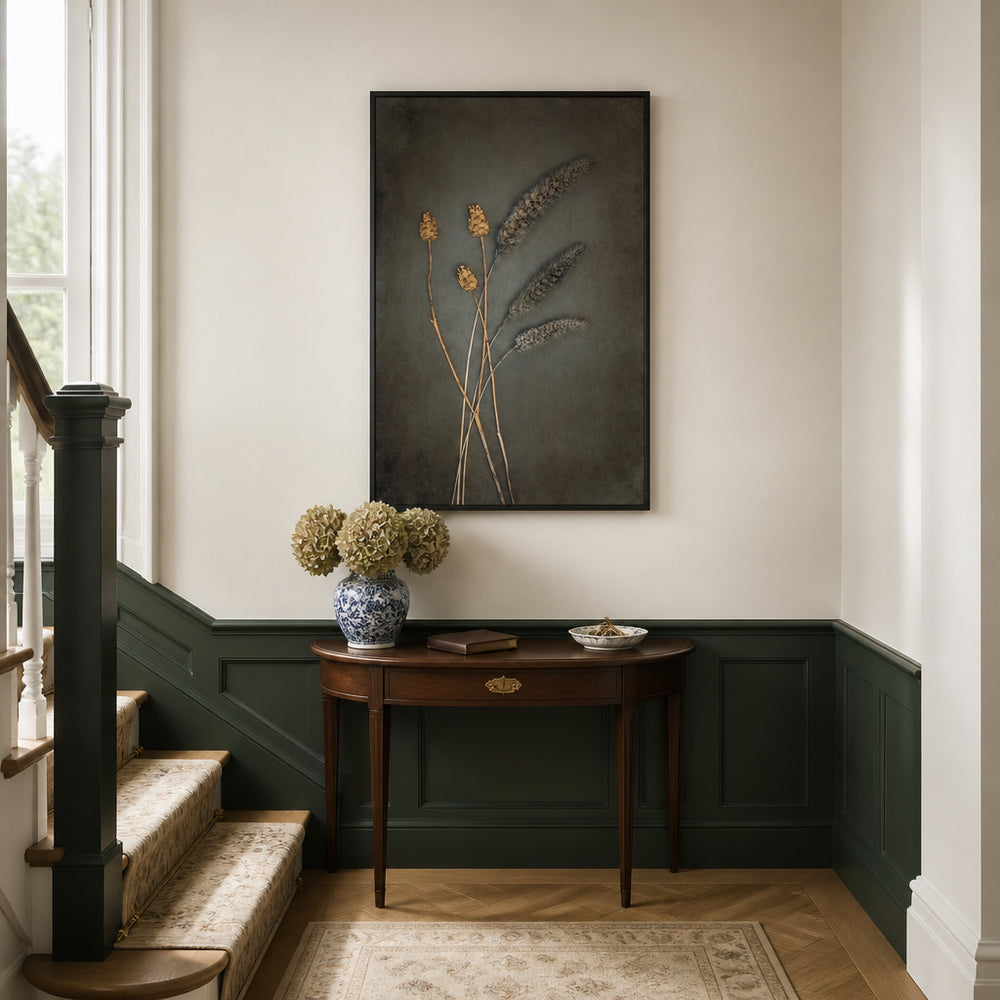 Room mockup featuring Rustic Dried Botanicals Photo Print