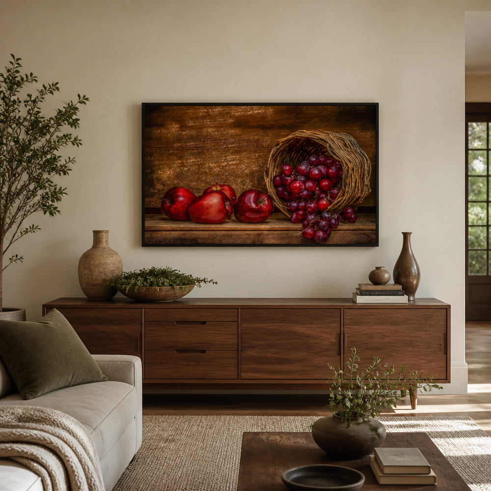 Room mockup featuring Autumn Fruit Still Life Photo Print