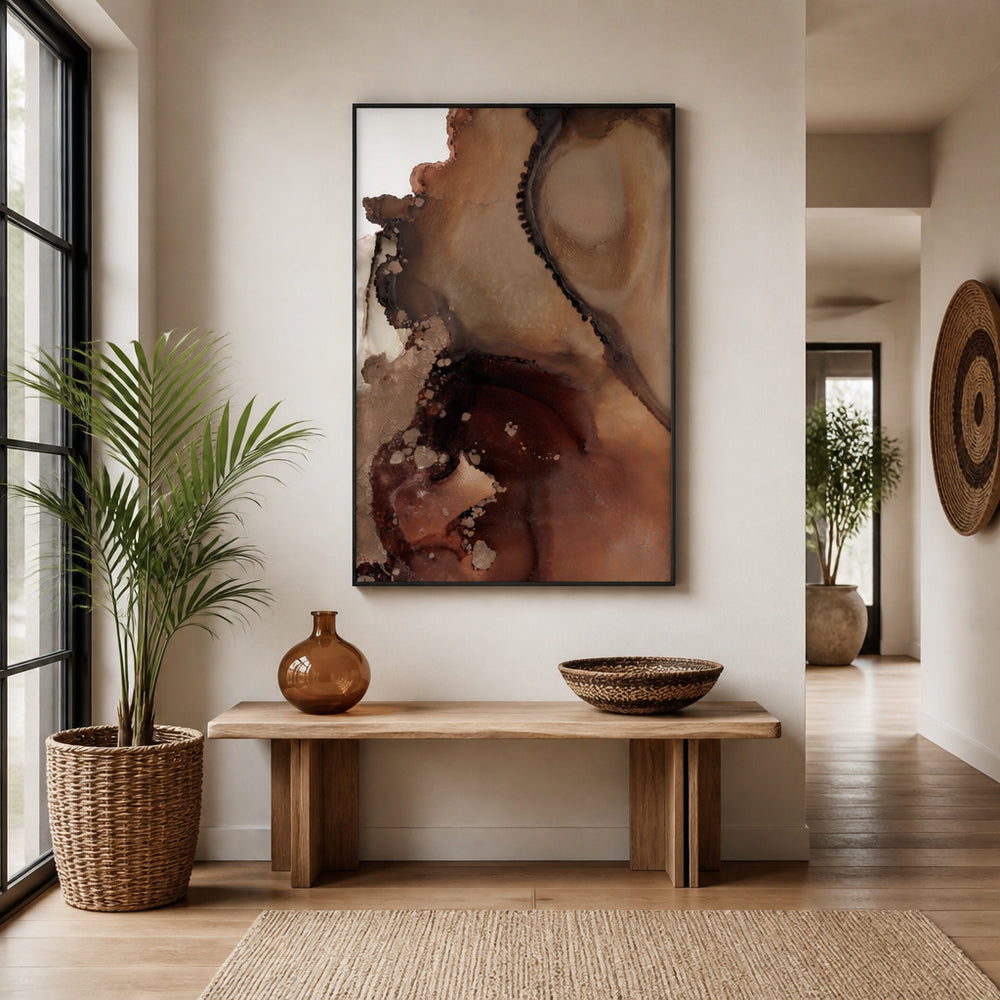Room mockup featuring Molten Earthscape Art Print