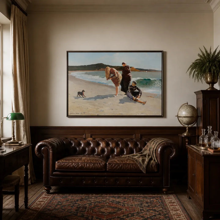 Room mockup featuring Eagle Head by Winslow Homer Art Print