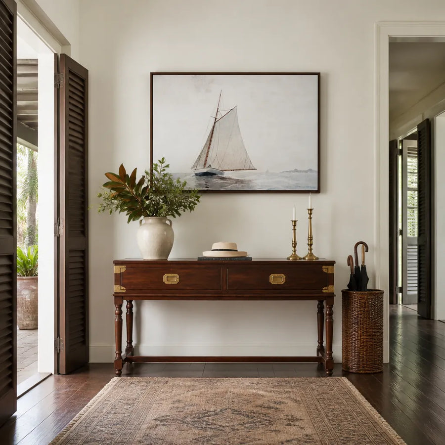 Sailing off Gloucester by Winslow Homer Art Print in a room setting