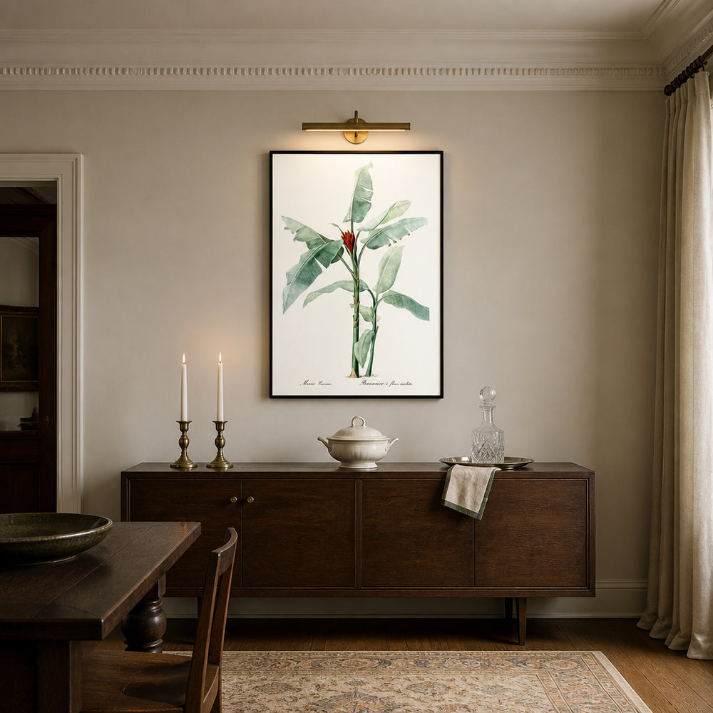 Room mockup featuring Scarlet Banana Vintage Art Print