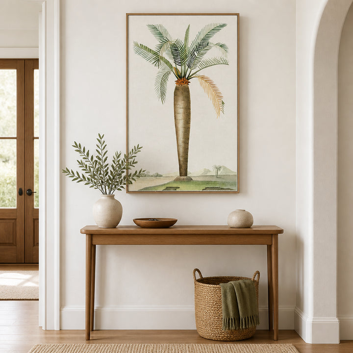 Room mockup featuring Vintage Palm Art Print 1