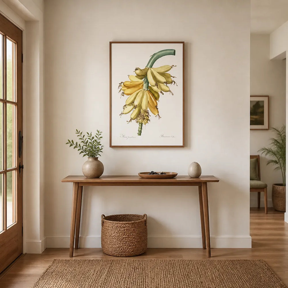 Room mockup featuring Pair of Vintage Fruit Art Prints
