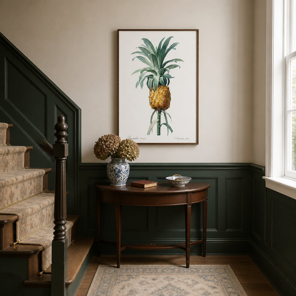 Room mockup featuring Pair of Vintage Fruit Art Prints