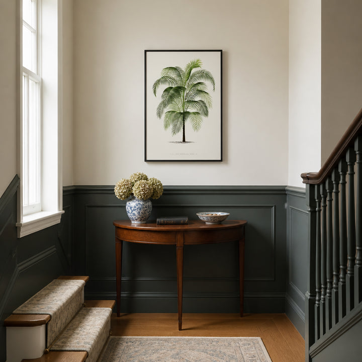 Room mockup featuring Vintage Palm Art Print 12
