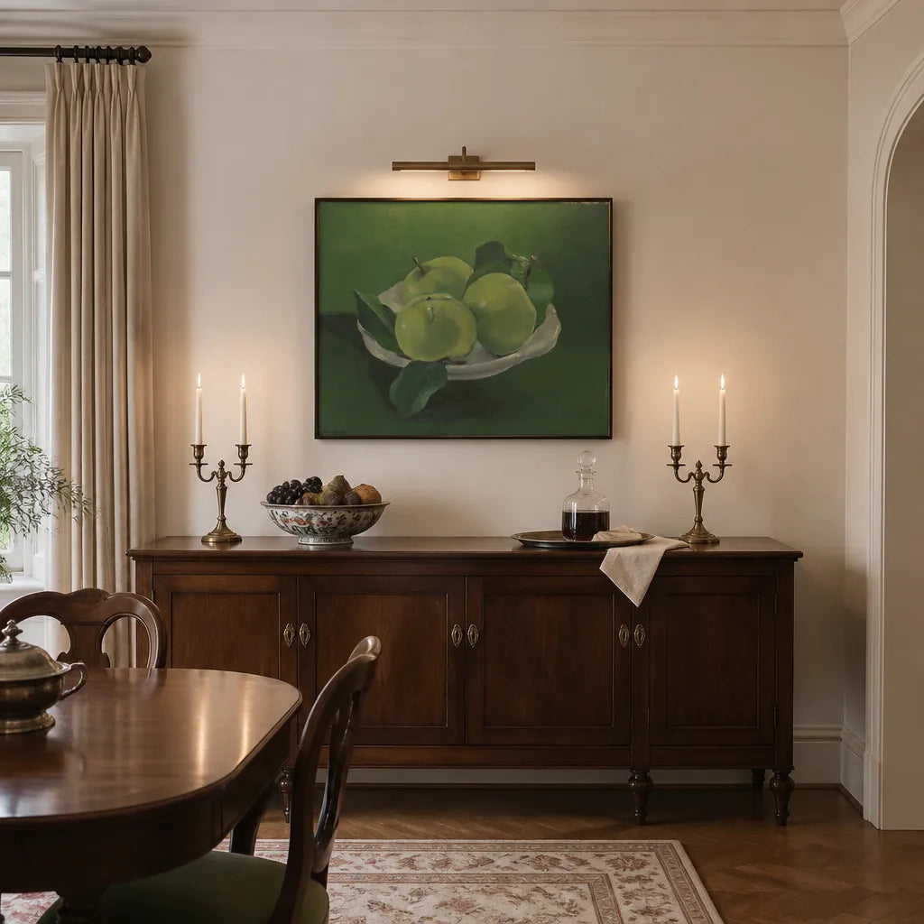 Room mockup featuring Verdant Harvest Art Print