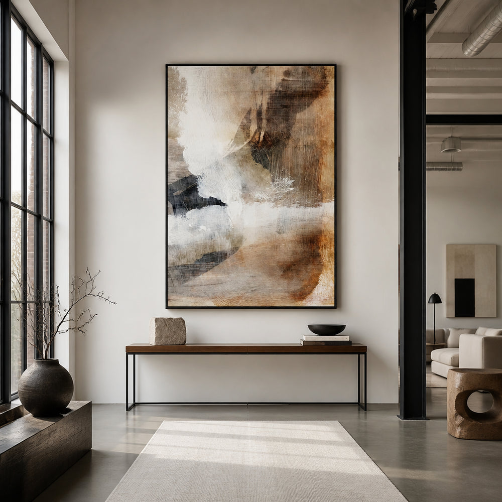 Room mockup featuring Whispers of Earth Art Print