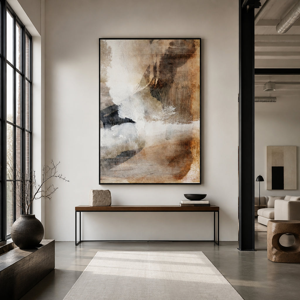 Room mockup featuring Whispers of Earth Art Print