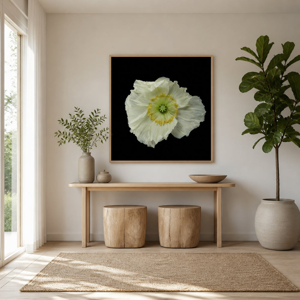Room mockup featuring Poppy Photo Print