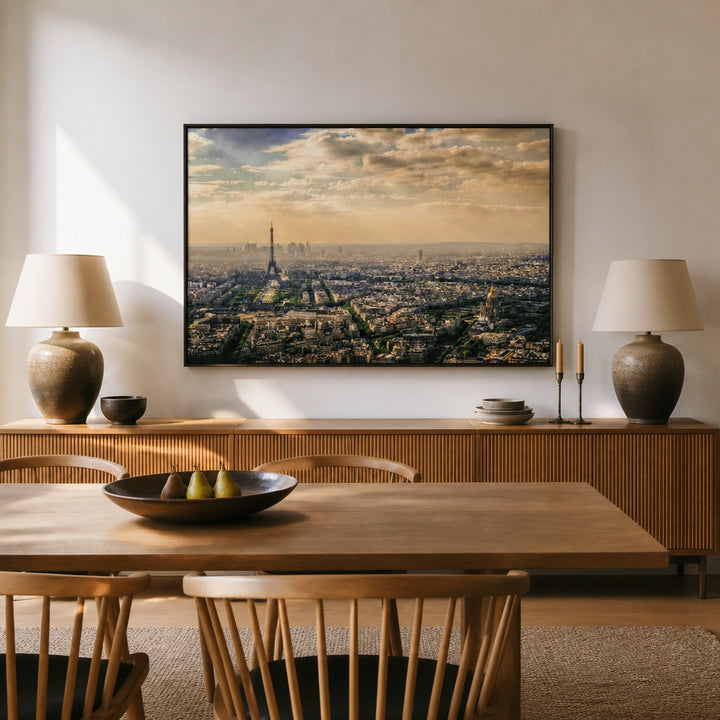 Room mockup featuring Paris, France Photo Print
