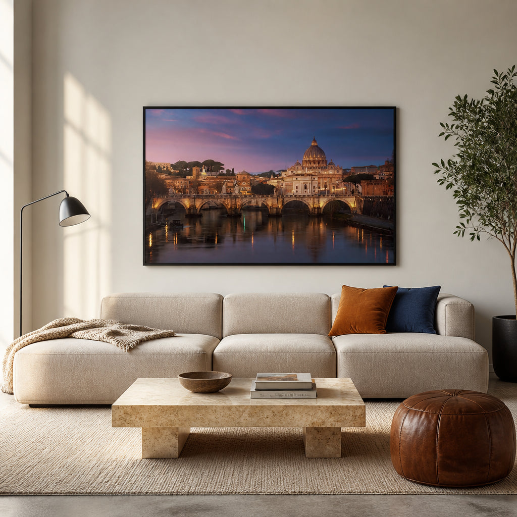 Room mockup featuring Roma 1. Photo Print