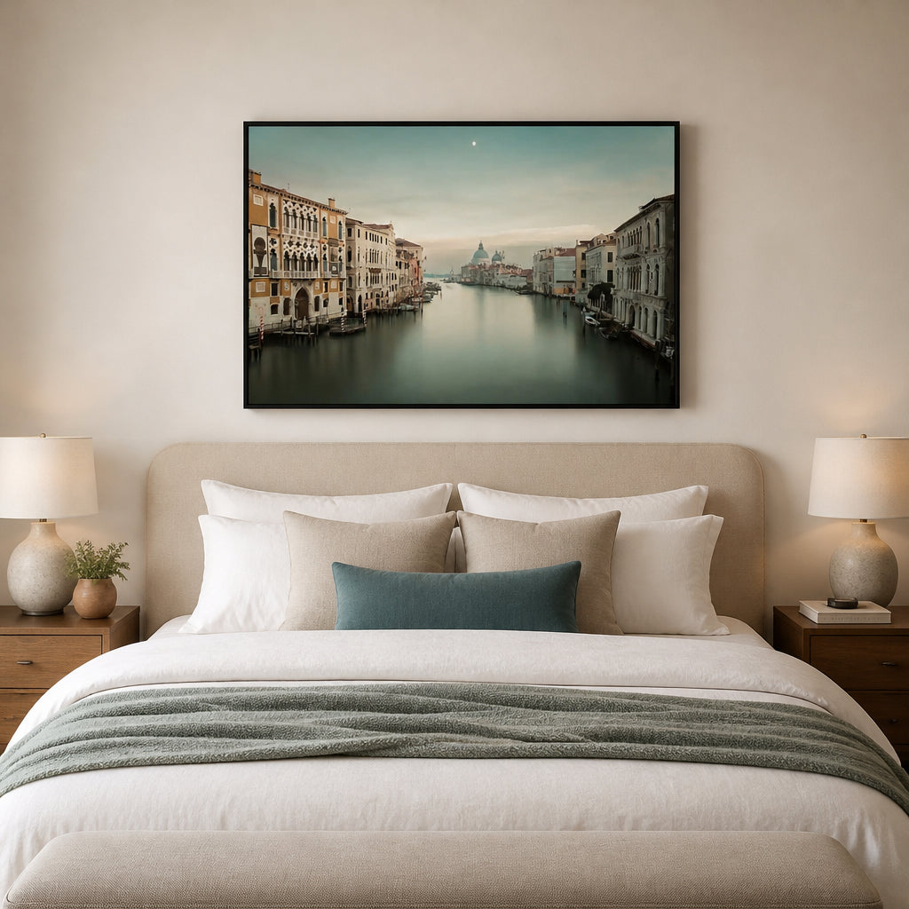 Room mockup featuring Venice by Dieter Reichelt Photo Print