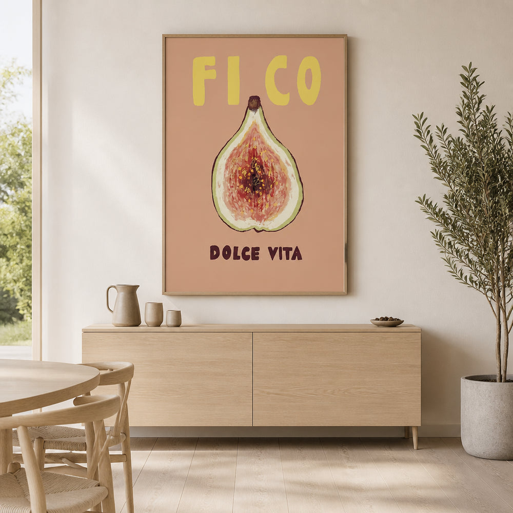 Room mockup featuring Fico Dolce Vita Print