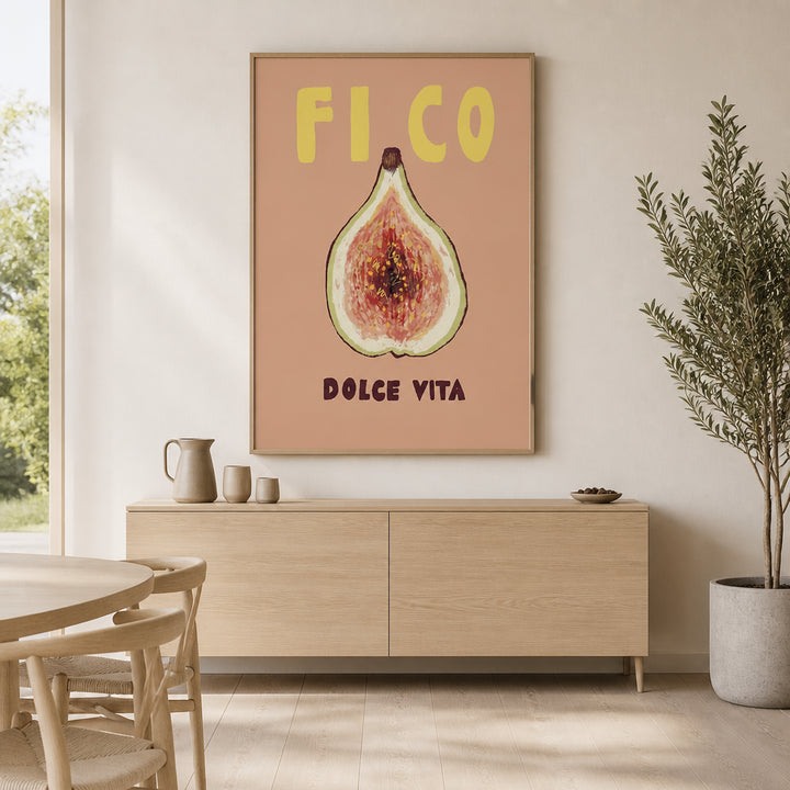 Room mockup featuring Fico Dolce Vita Print
