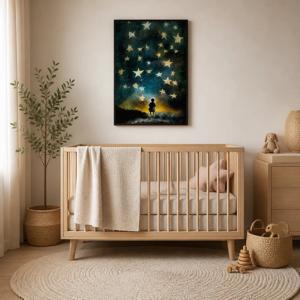 Room mockup featuring Stellar Dreamer Print