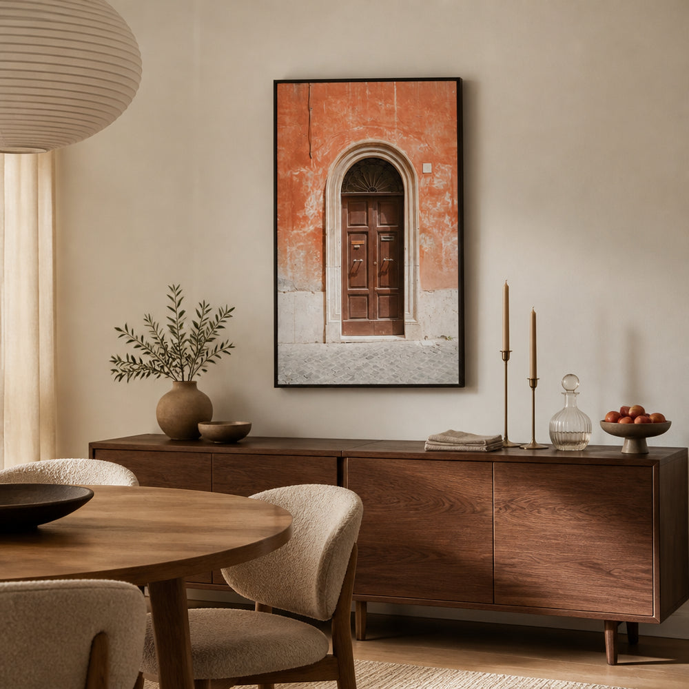 Room mockup featuring Eternal Archway Print