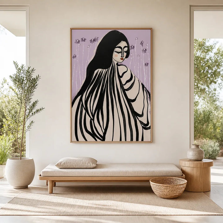 Room mockup featuring Enchanted Muse Art Print