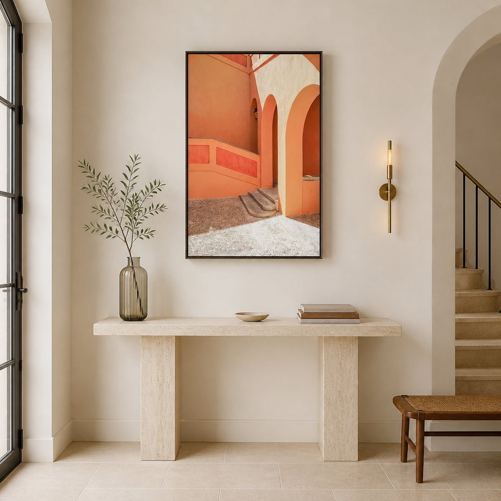Room mockup featuring Architecture Mediterranean Art Print